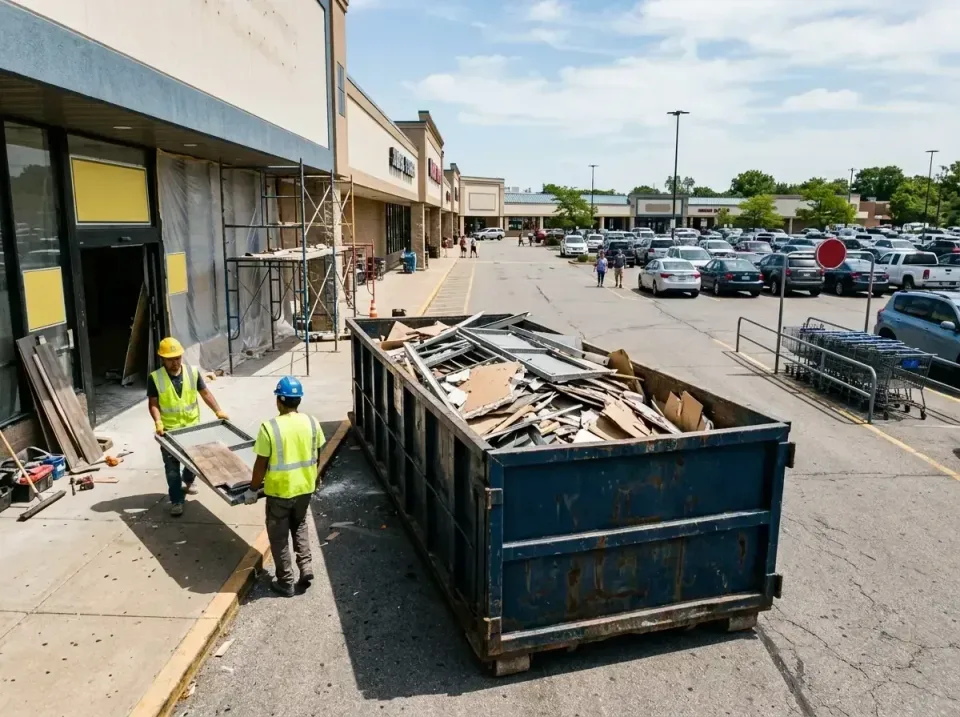 retail-store-renovation-debris-003 — frequently asked questions, Roll-off Dumpster Rentals in Surprise, AZ